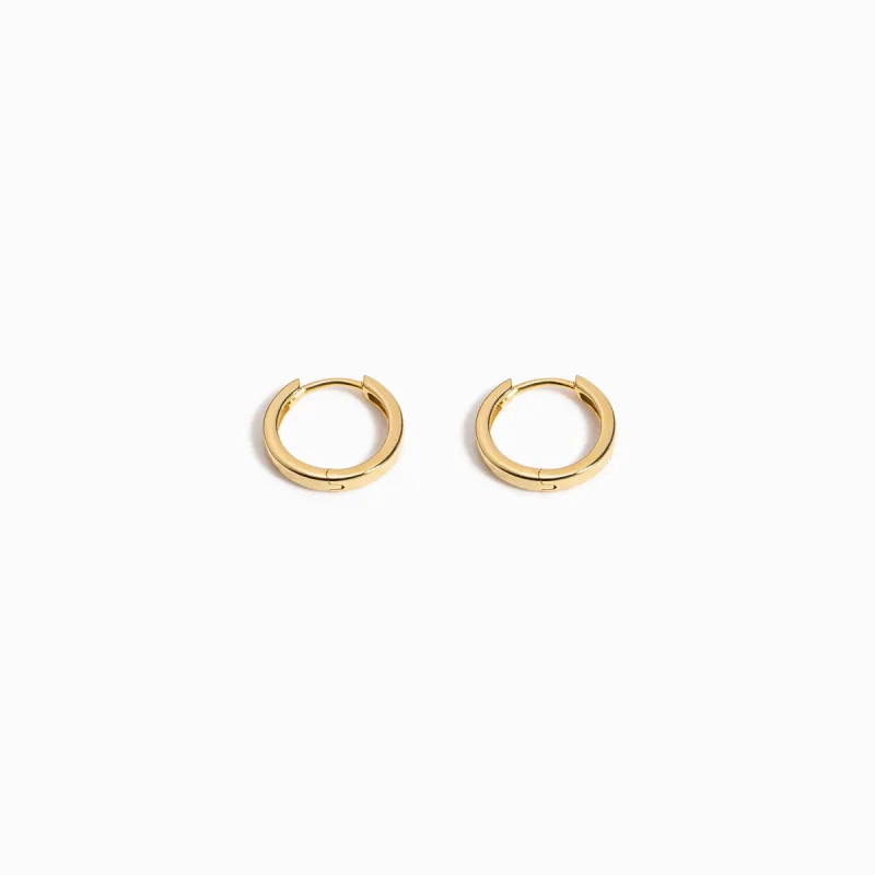 Basic Hoop Earrings / Vermeil sold by Nyrelle Jewelry