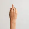Mini Bead Ring / Vermeil sold by Nyrelle Jewelry
