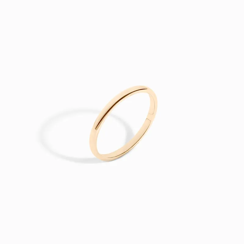 Classic Band / 9K and 18K Solid Gold sold by Nyrelle Jewelry