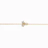 Diamond Trinity Bracelet / 9K and 18K Solid Gold sold by Nyrelle Jewelry