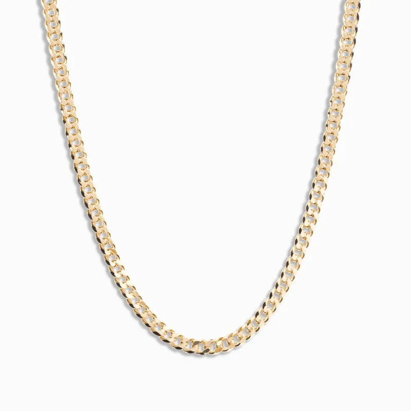Statement Omega Chain Necklace (Men's) / 18K Solid Gold sold by Nyrelle Jewelry