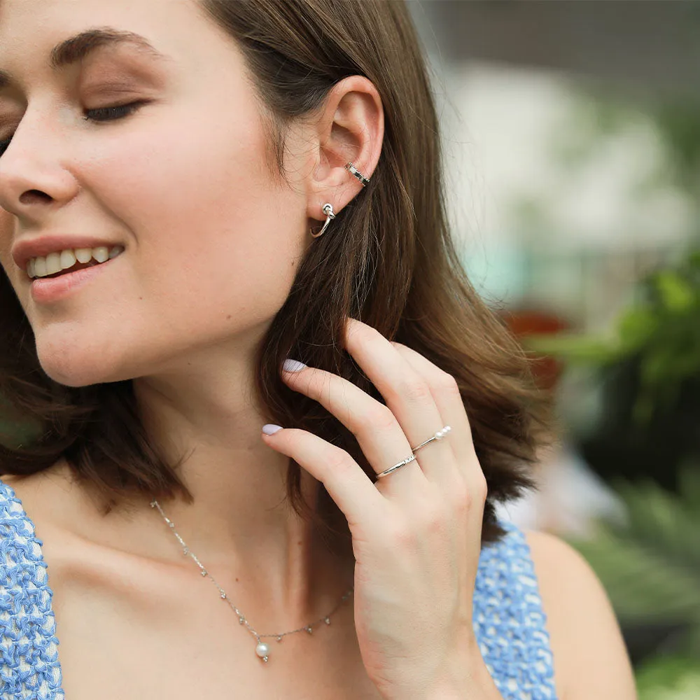 Marina Hoops / Vermeil sold by Nyrelle Jewelry product image thumbnail 5