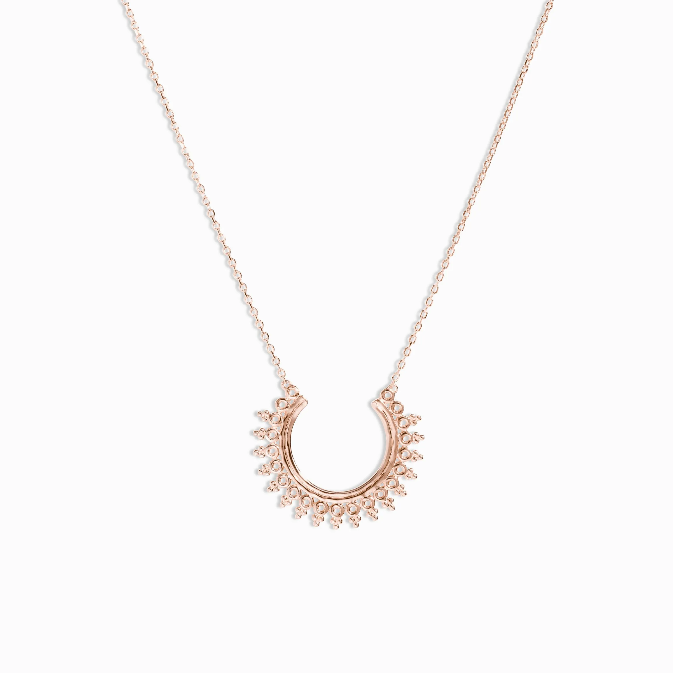 Solar Open Circle Necklace / Vermeil sold by Nyrelle Jewelry product image thumbnail 2