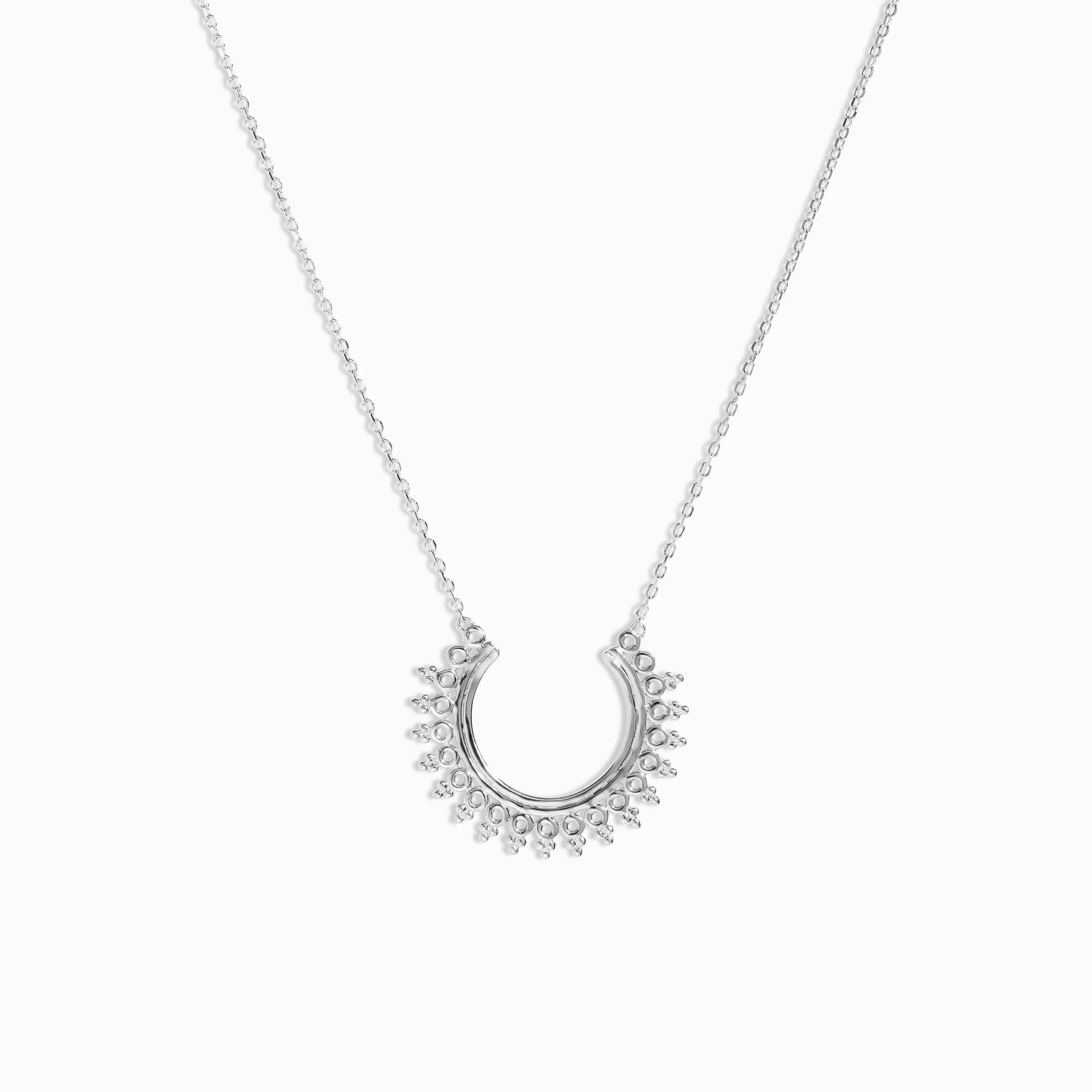 Solar Open Circle Necklace / Vermeil sold by Nyrelle Jewelry product image thumbnail 3