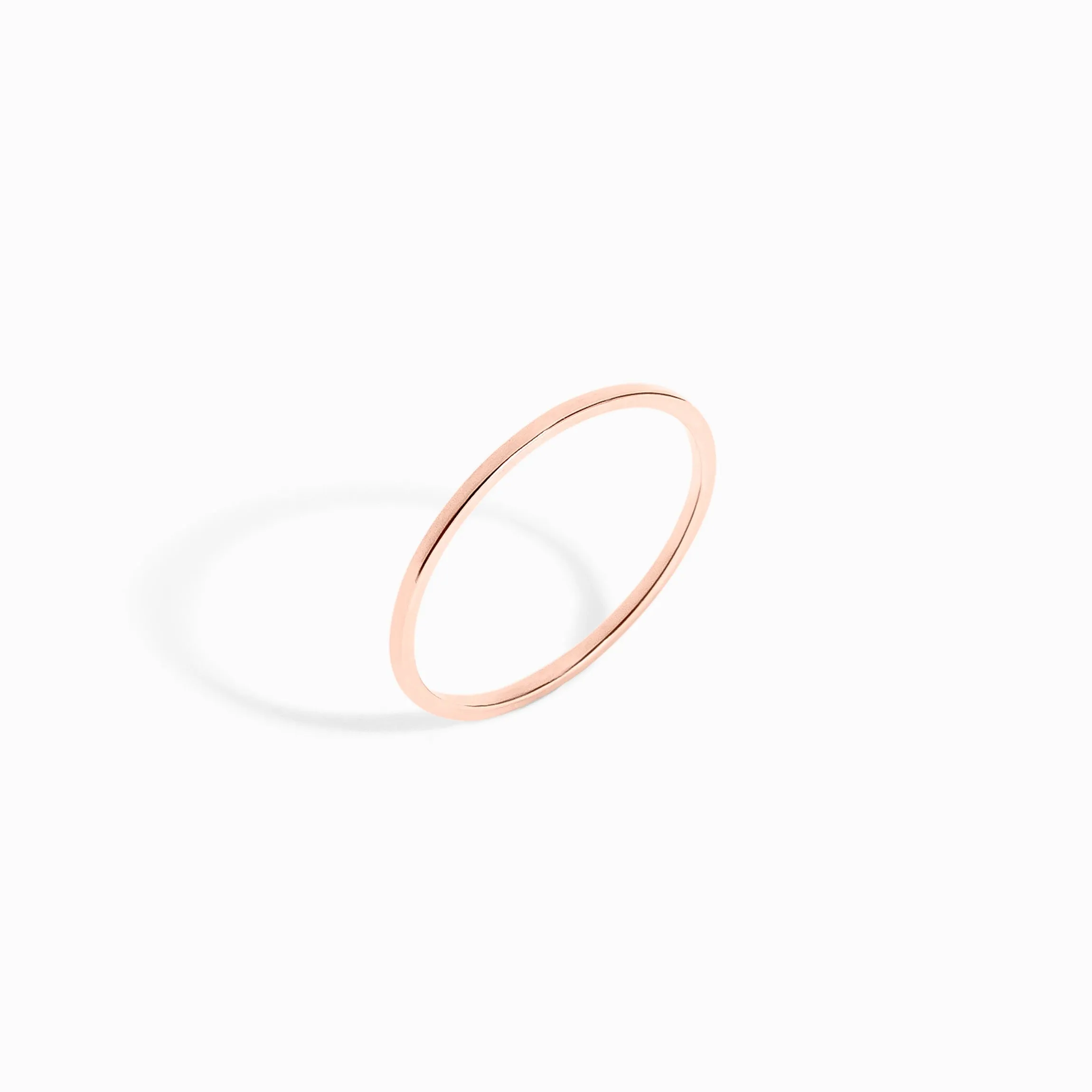 Staple Ring / 9K and 18K Solid Gold sold by Nyrelle Jewelry product image thumbnail 2