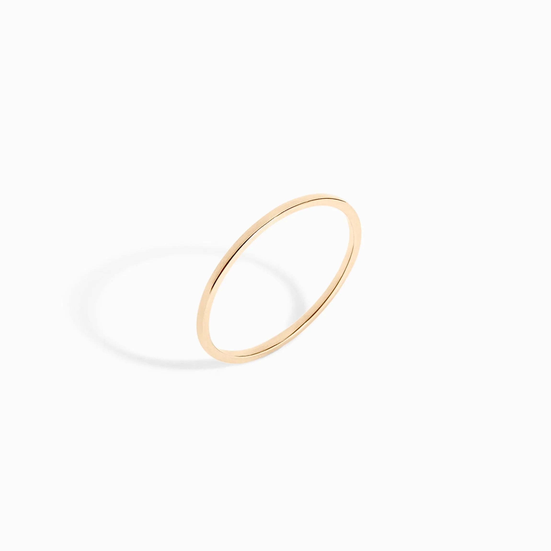 Staple Ring / 9K and 18K Solid Gold sold by Nyrelle Jewelry