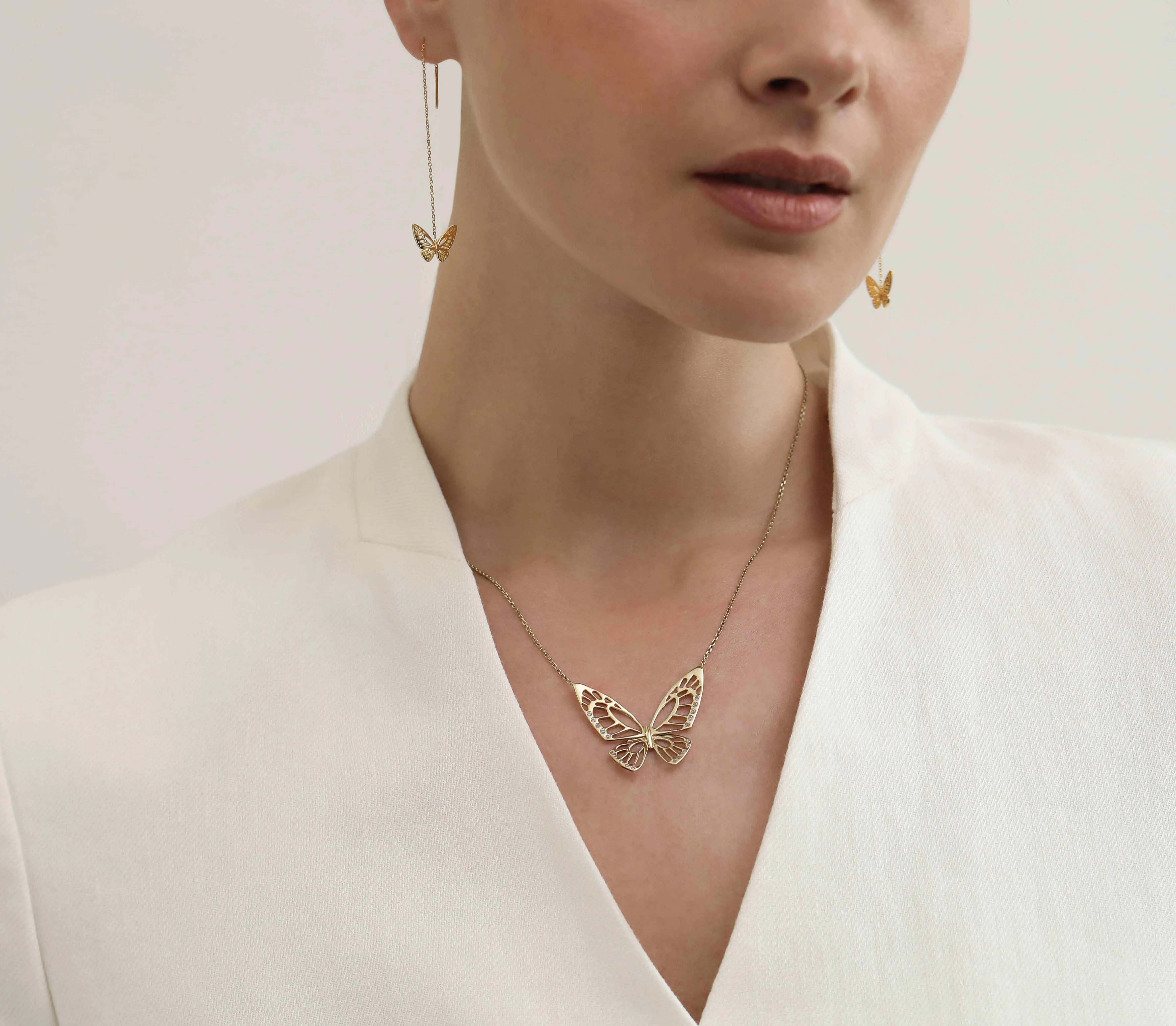 Monarch Butterfly Drop Earrings / Vermeil sold by Nyrelle Jewelry product image thumbnail 5