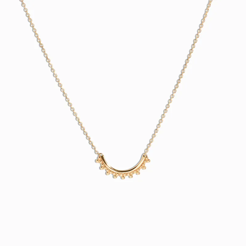 Solar Arch Necklace / Vermeil sold by Nyrelle Jewelry