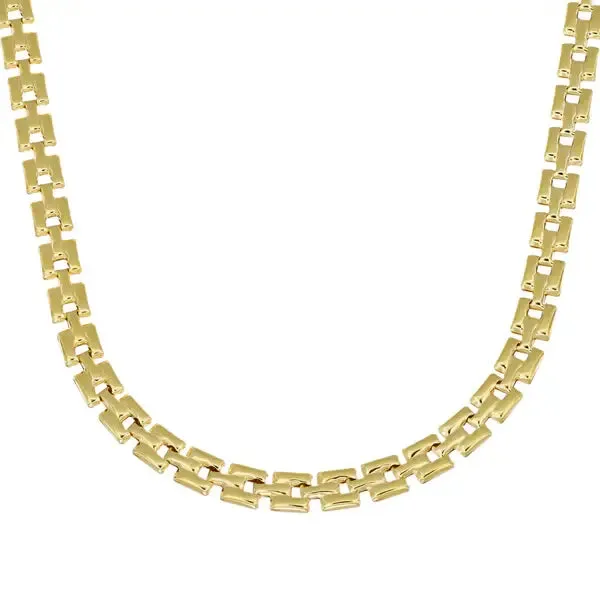 Watchband Necklace / Vermeil sold by Nyrelle Jewelry