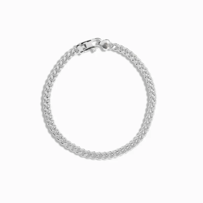 Omega Chain Bracelet / 18.5cm / Silver sold by Nyrelle Jewelry