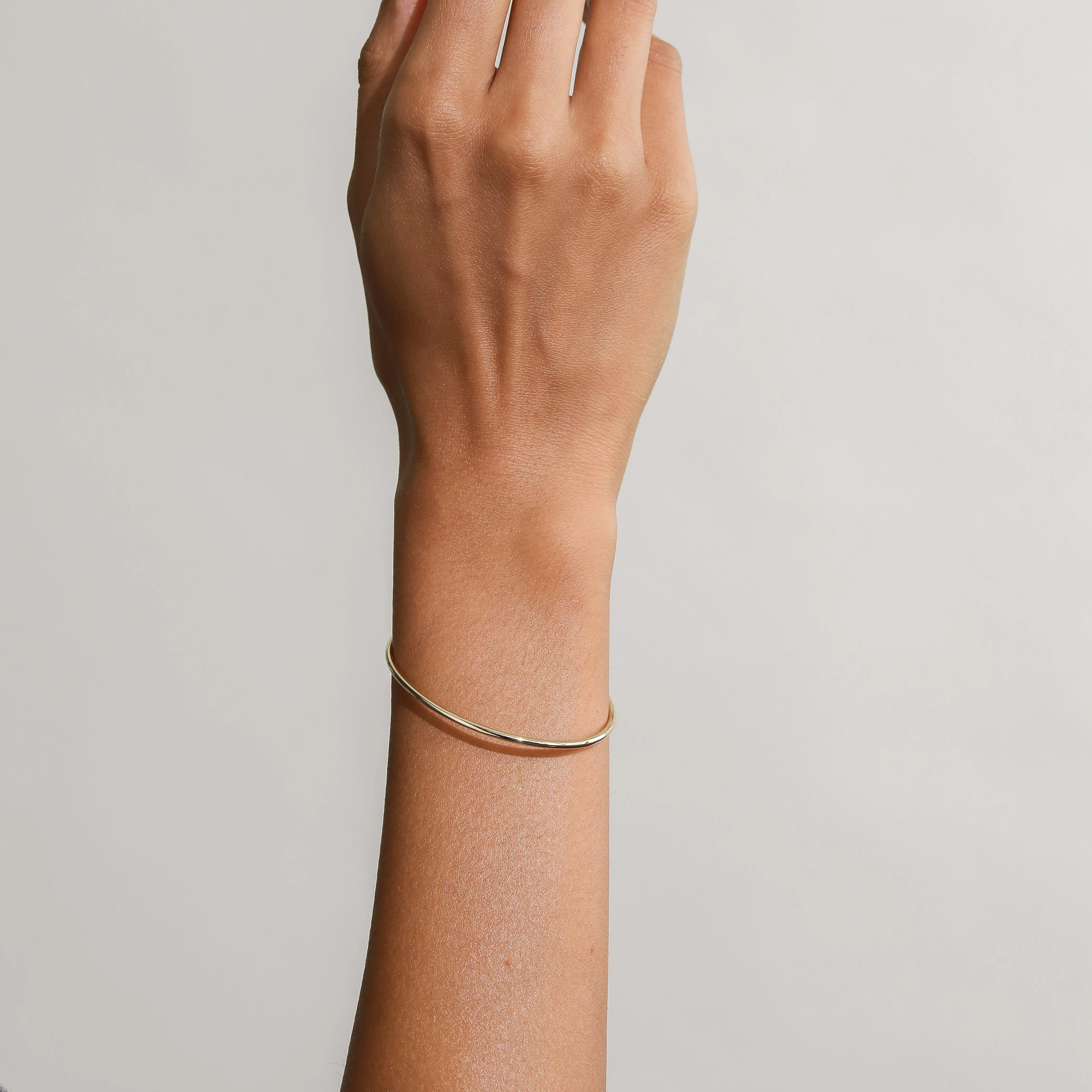 Seamless Bangle / 9K and 18K Solid Gold sold by Nyrelle Jewelry product image thumbnail 4