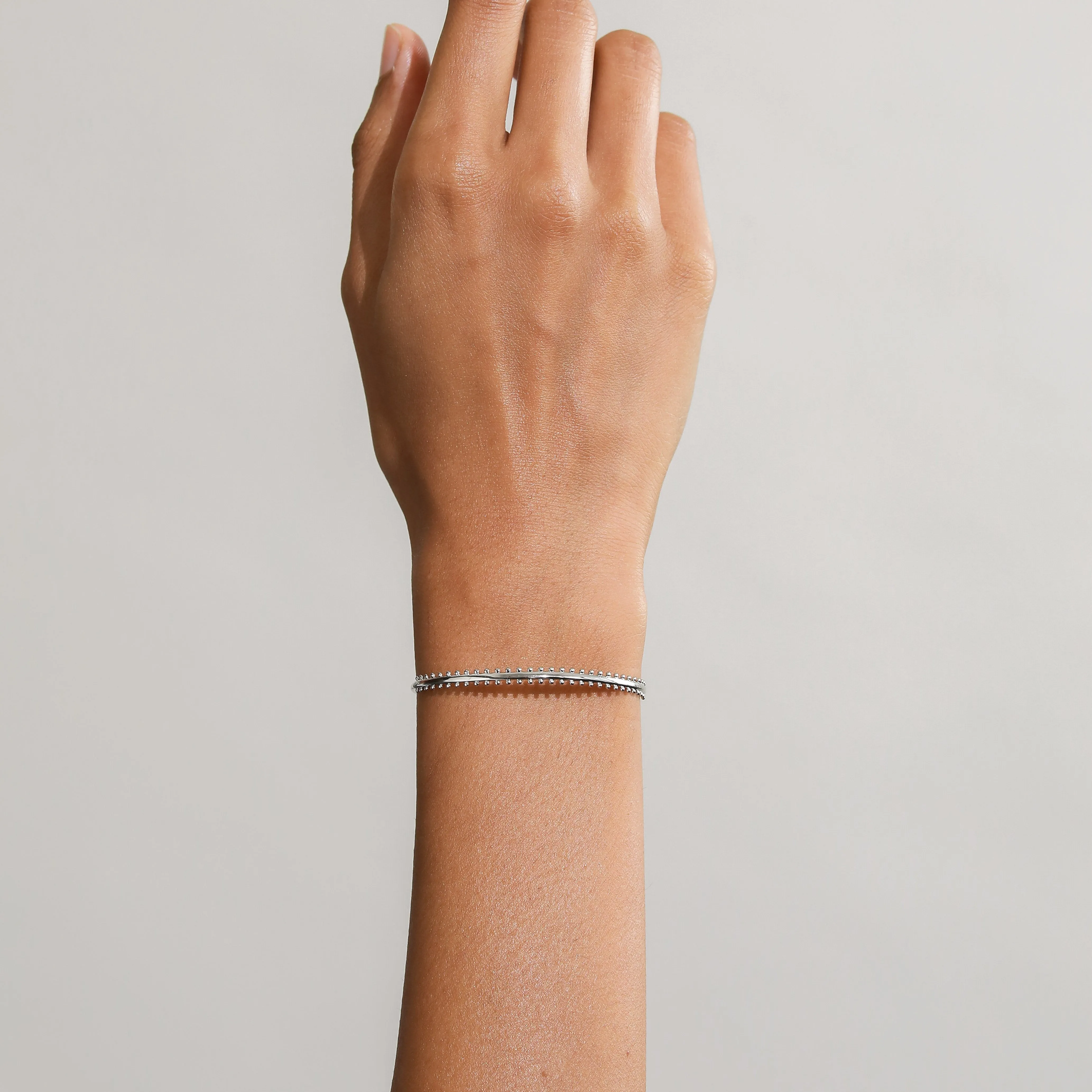 Mini Bead Bangle / Vermeil sold by Nyrelle Jewelry product image thumbnail 5