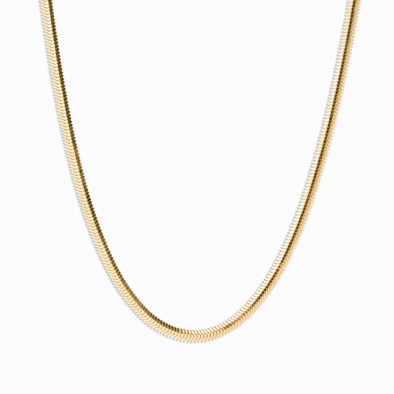 Snake Chain Necklace sold by Nyrelle Jewelry