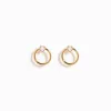 Heart Cut White Sapphire Earrings / Vermeil sold by Nyrelle Jewelry