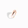Beaded Signet Ring / Vermeil sold by Nyrelle Jewelry