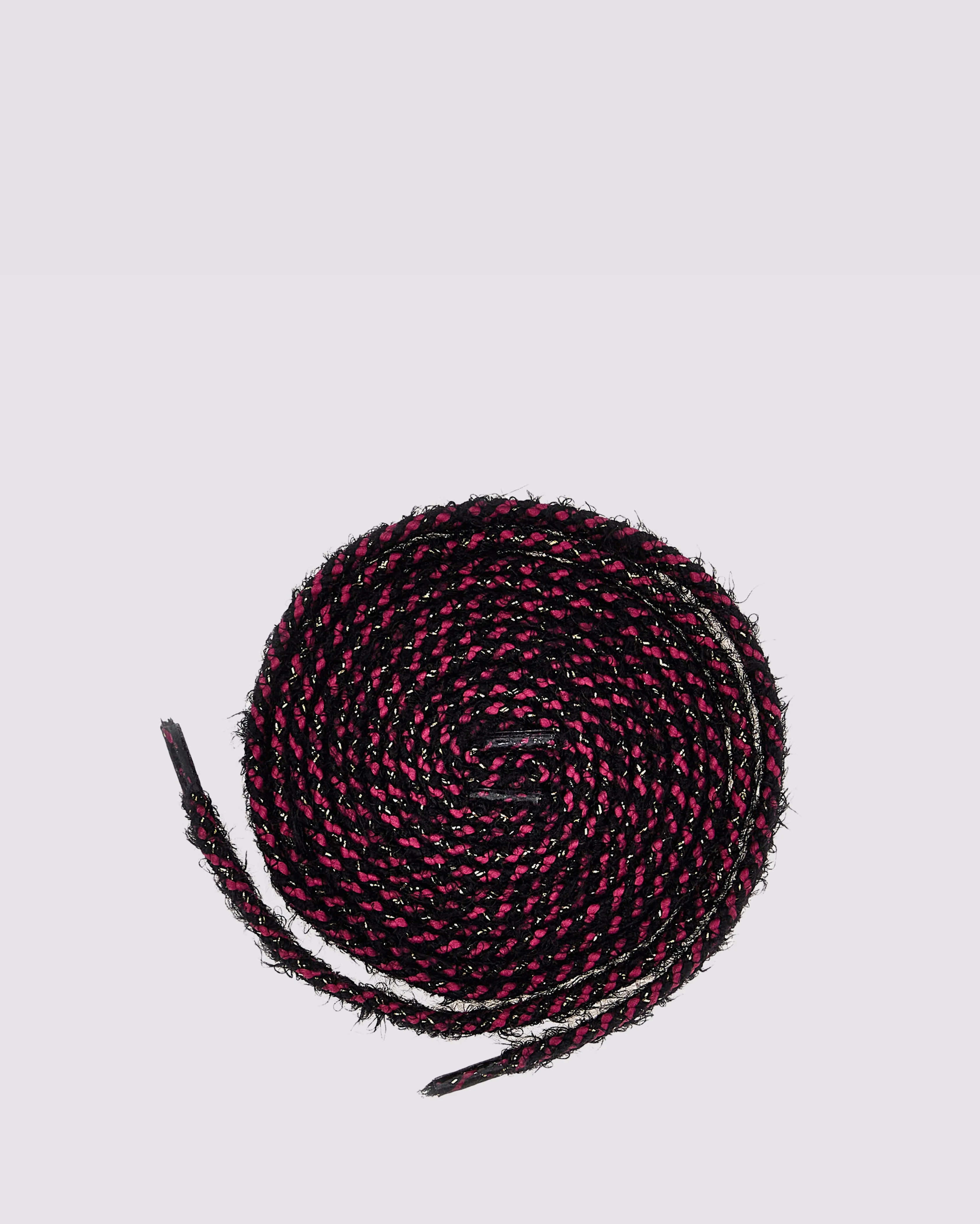 Shoelaces Fuchsia/Black/Gold sold by P448