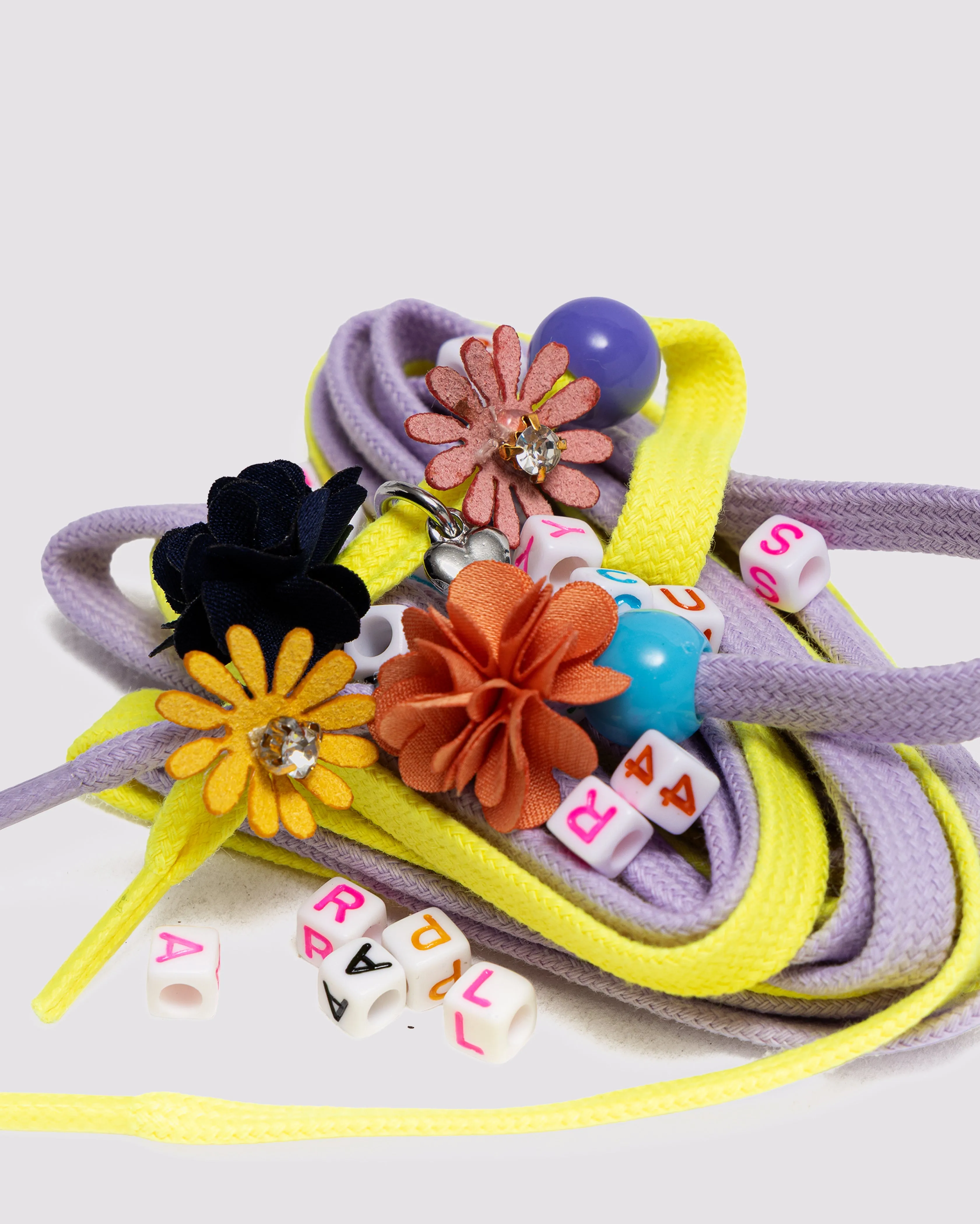 Charm Shoelaces Yellow/Purple sold by P448 product image thumbnail 4