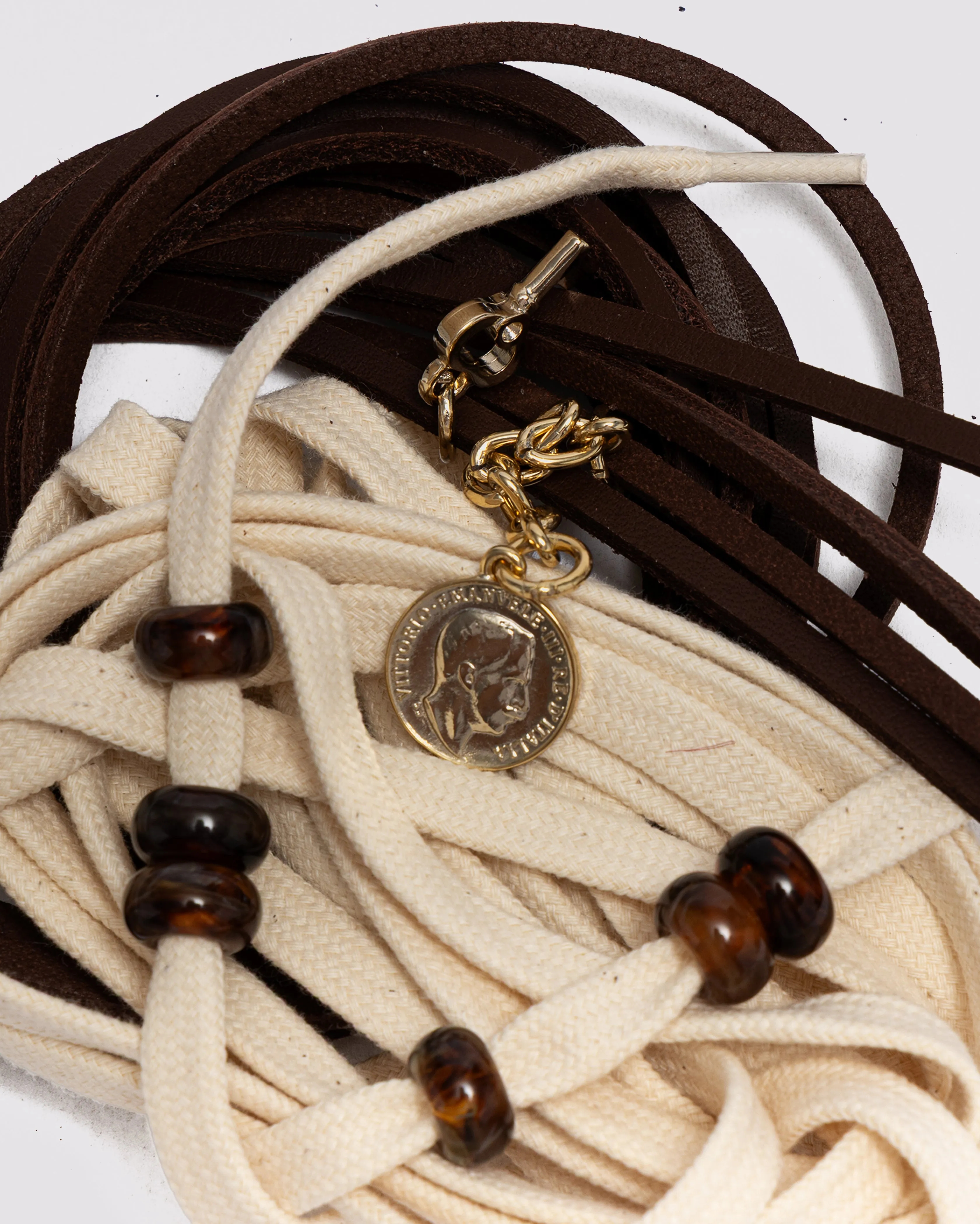Charm Shoelaces Brown/Neutral sold by P448 product image thumbnail 4
