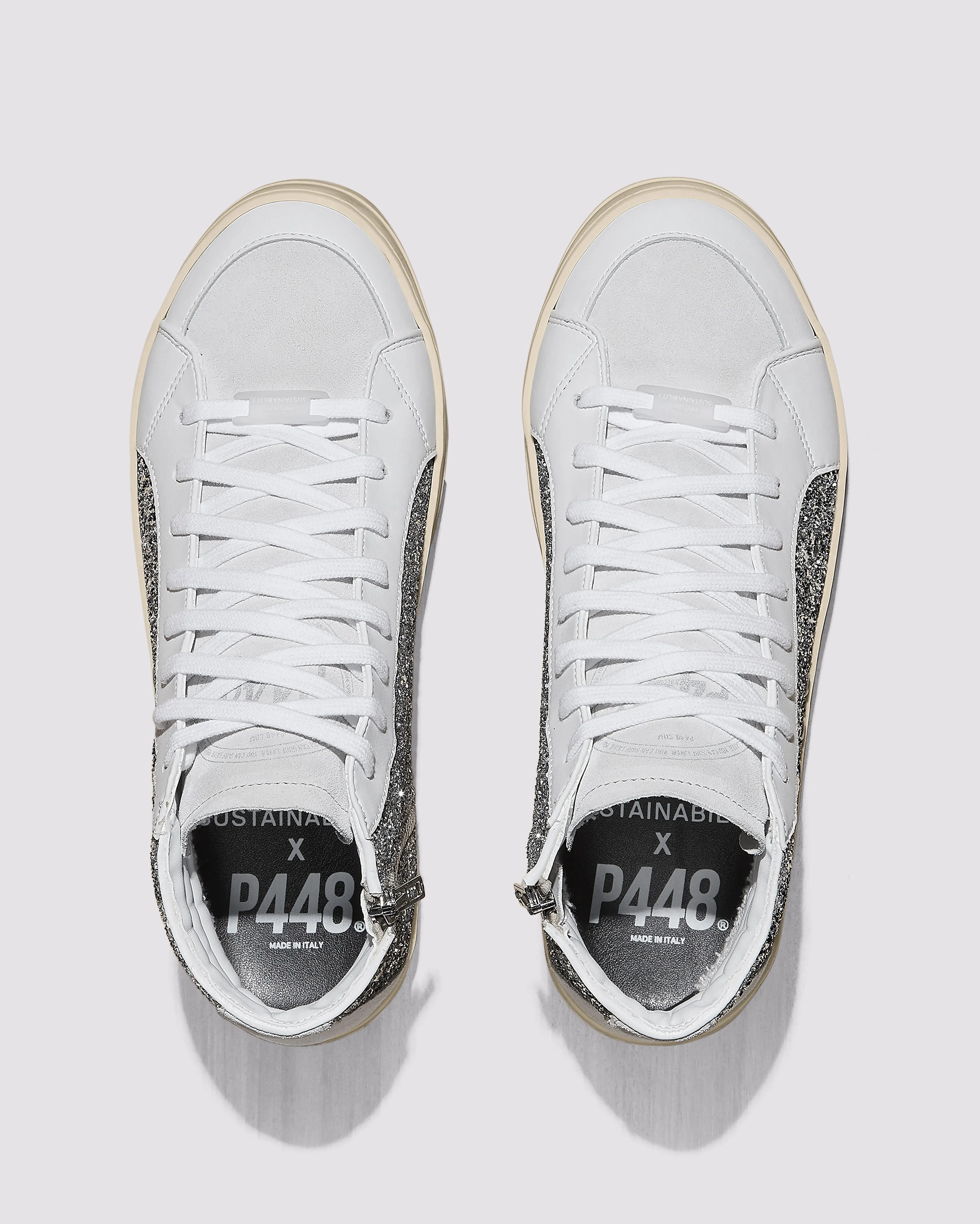 Skate Recycled White/Silver sold by P448 product image thumbnail 2