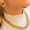 Chunky Gold Chain Necklace - Mason & Madison Chunky Chain Necklace sold by UPPER Bags