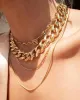Chunky Gold Chain Necklace - Mason & Madison Chunky Chain Necklace sold by UPPER Bags