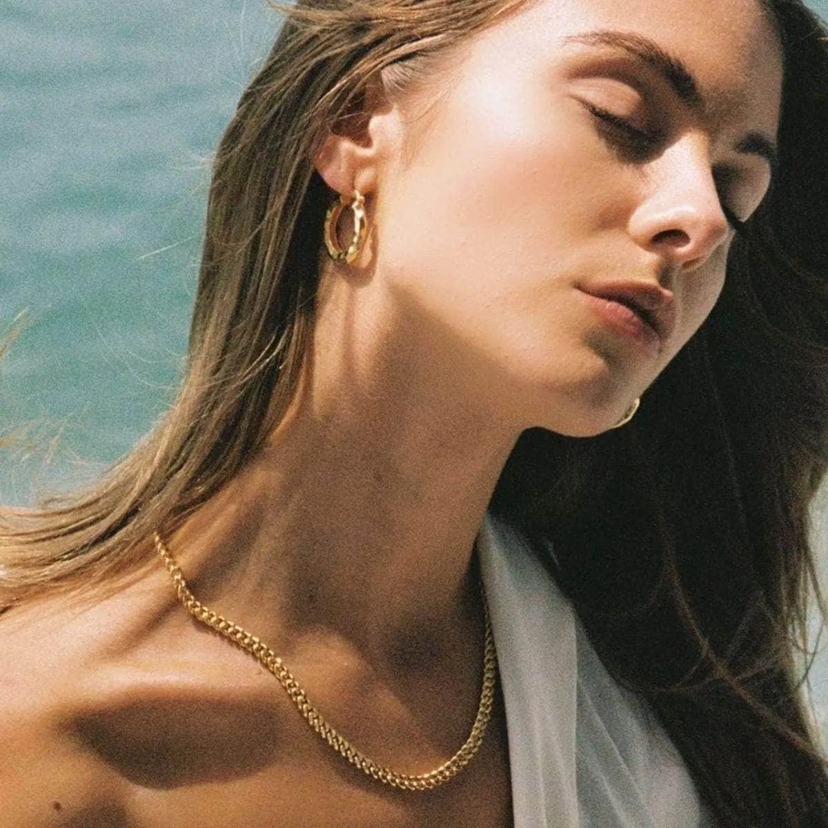 Gold Chain Necklace - Mason & Madison Cable Chain Necklace sold by UPPER Bags product image thumbnail 2