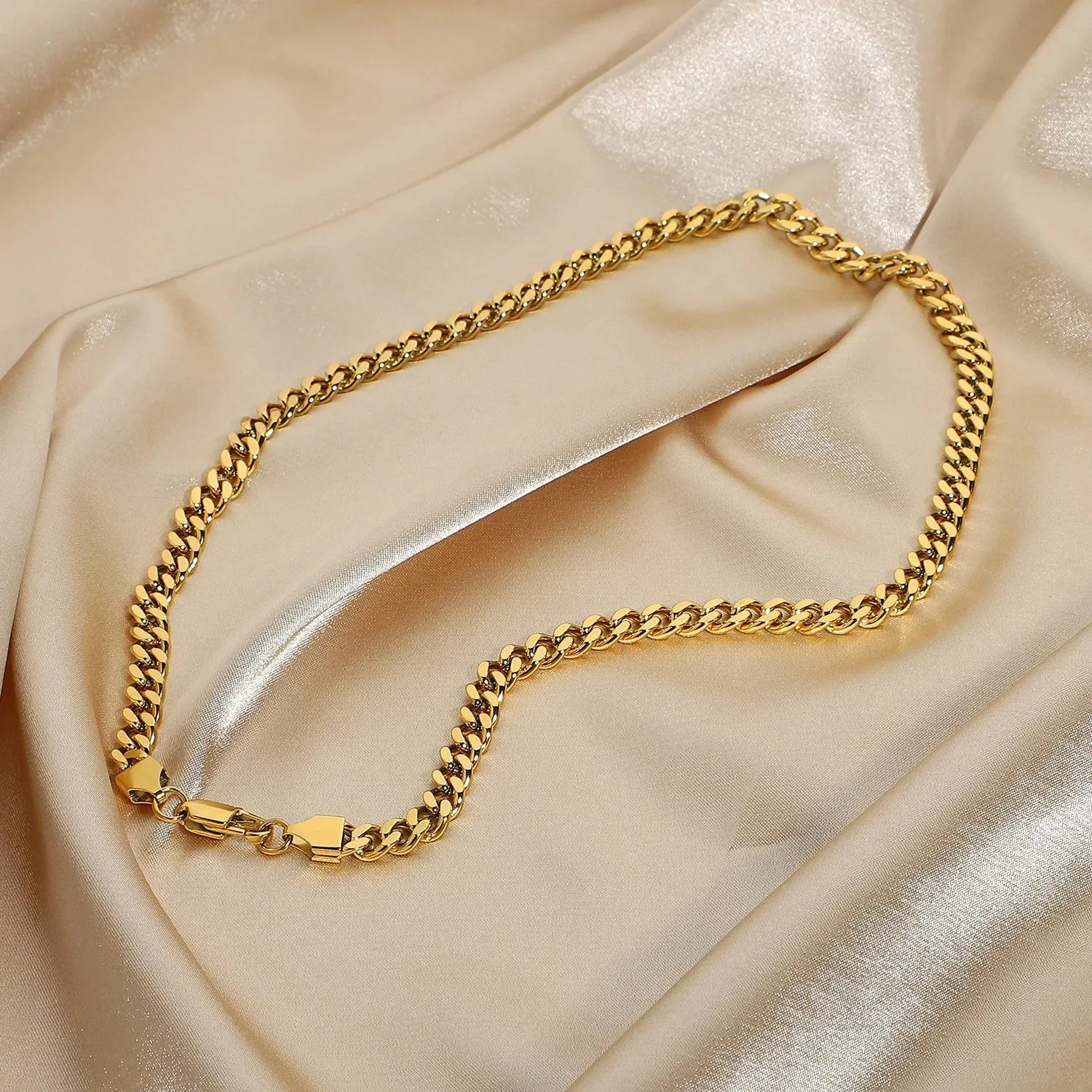 Gold Chain Necklace - Mason & Madison Cable Chain Necklace sold by UPPER Bags