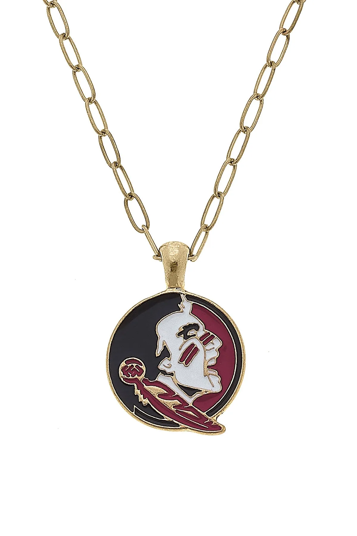 Florida State Seminoles Enamel Pendant Necklace - FINAL SALE sold by Canvas Style