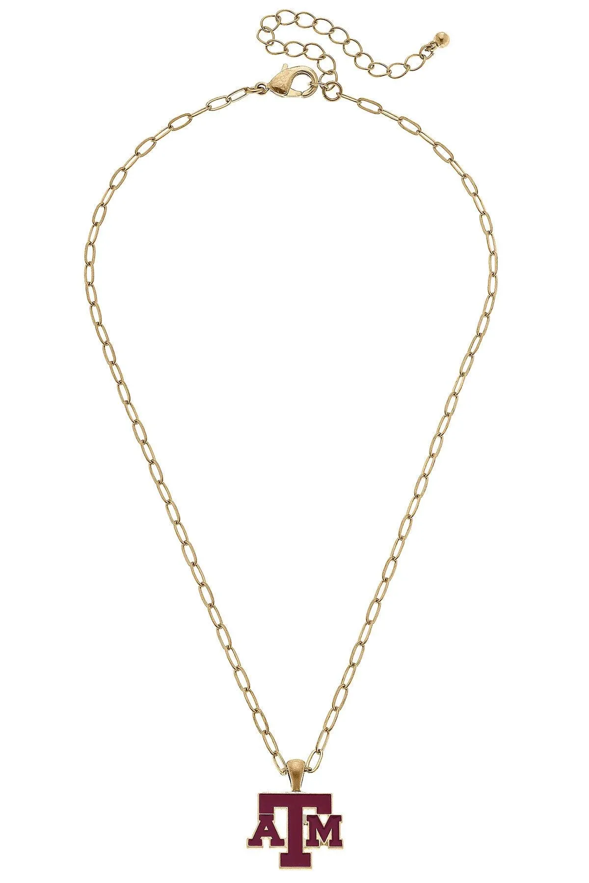 Texas A&M Aggies Enamel Pendant Necklace - FINAL SALE sold by Canvas Style product image thumbnail 3