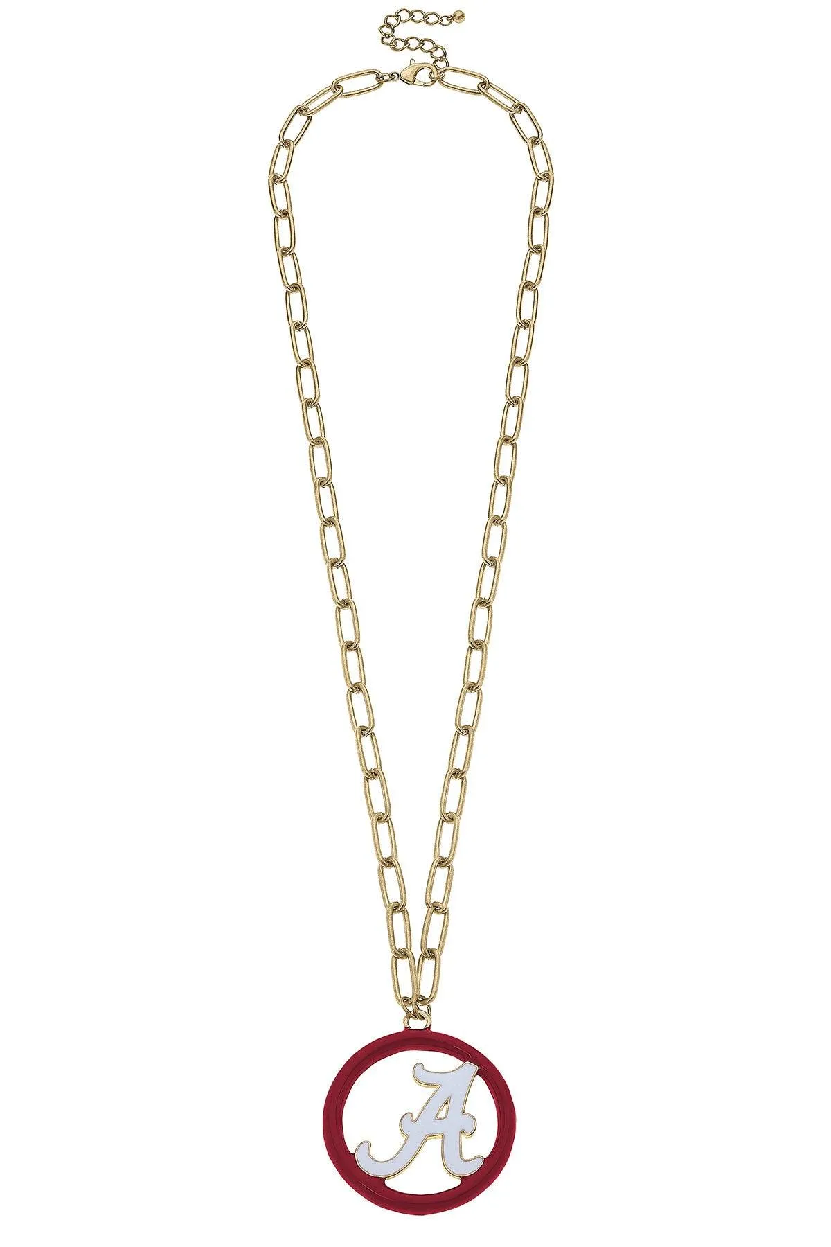 Alabama Crimson Tide Logo Enamel Medallion 32" Necklace sold by Canvas Style product image thumbnail 2