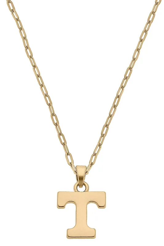 Tennessee Volunteers 24K Gold Plated Pendant Necklace sold by Canvas Style