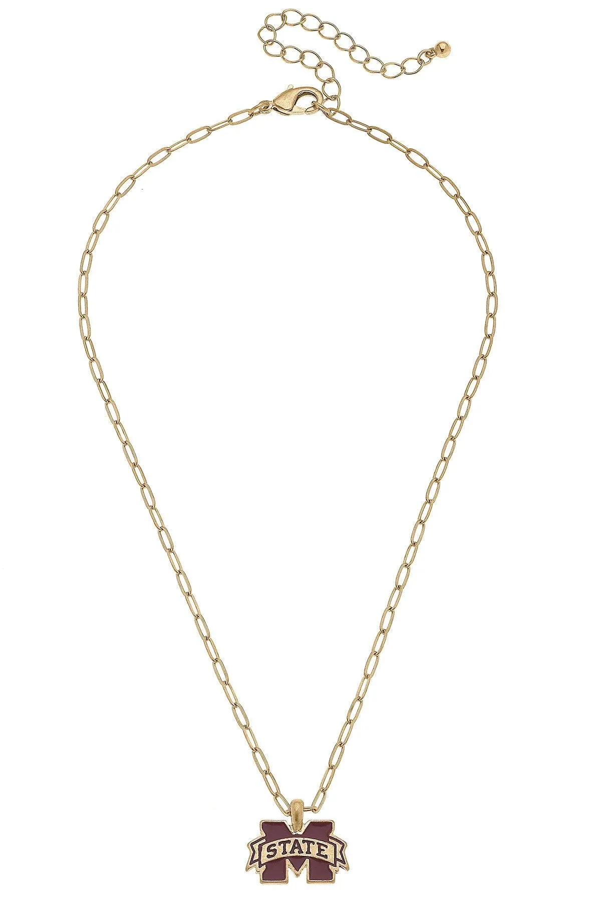 Mississippi State Bulldogs Enamel Pendant Necklace - FINAL SALE sold by Canvas Style product image thumbnail 3