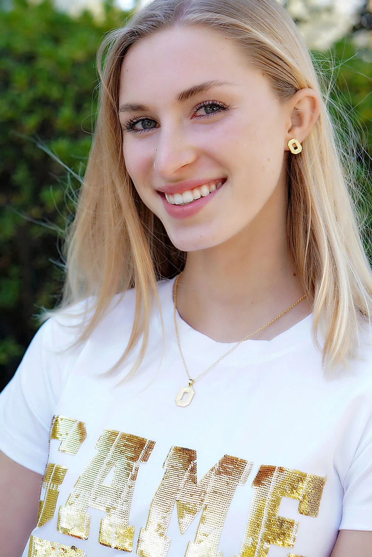 Ohio State Buckeyes 24K Gold Plated Pendant Necklace sold by Canvas Style product image thumbnail 2