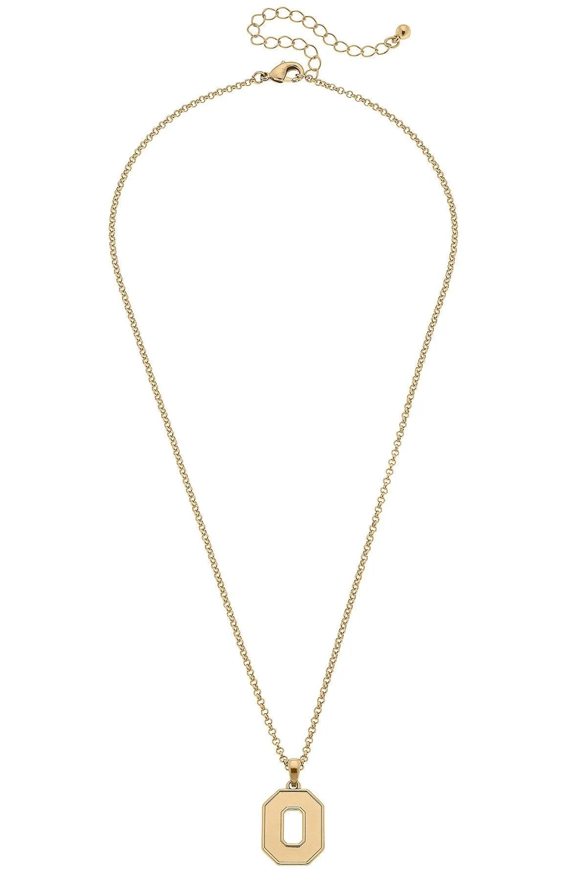 Ohio State Buckeyes 24K Gold Plated Pendant Necklace sold by Canvas Style product image thumbnail 3