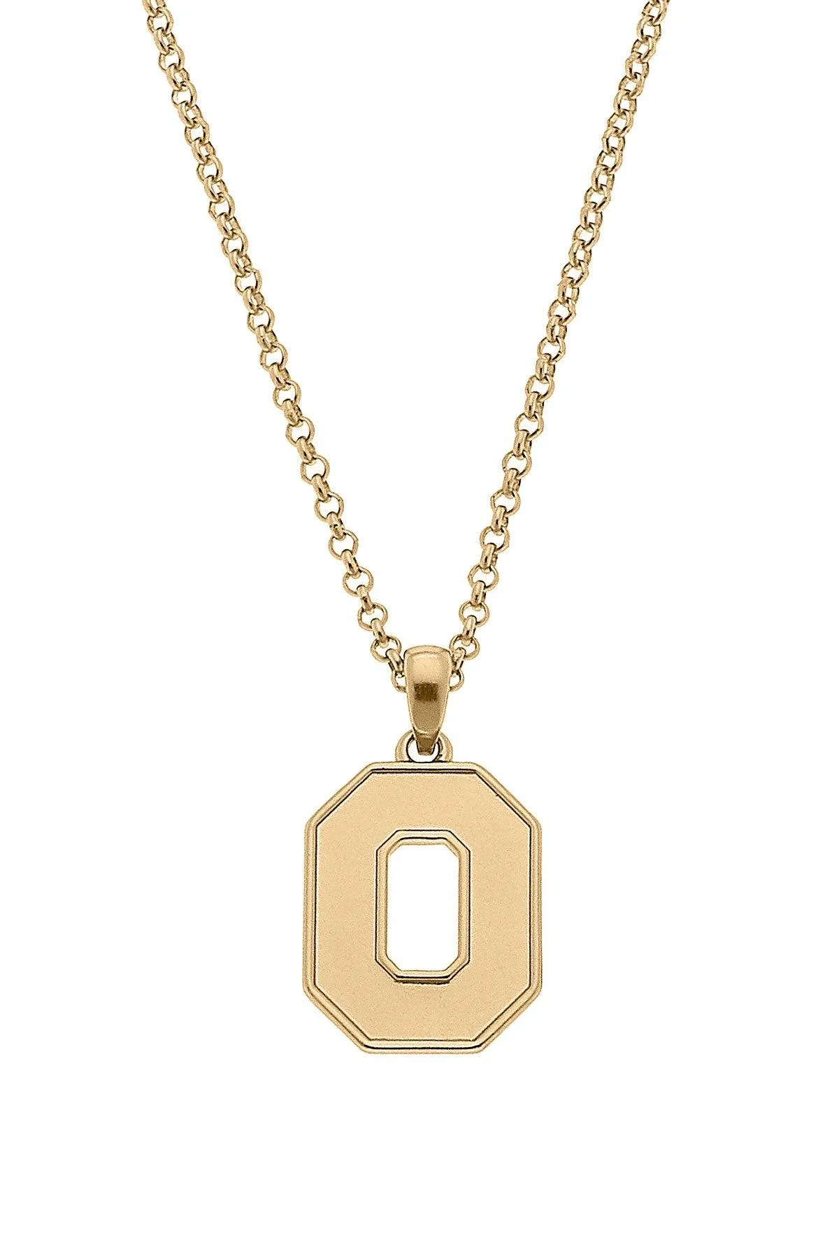 Ohio State Buckeyes 24K Gold Plated Pendant Necklace sold by Canvas Style