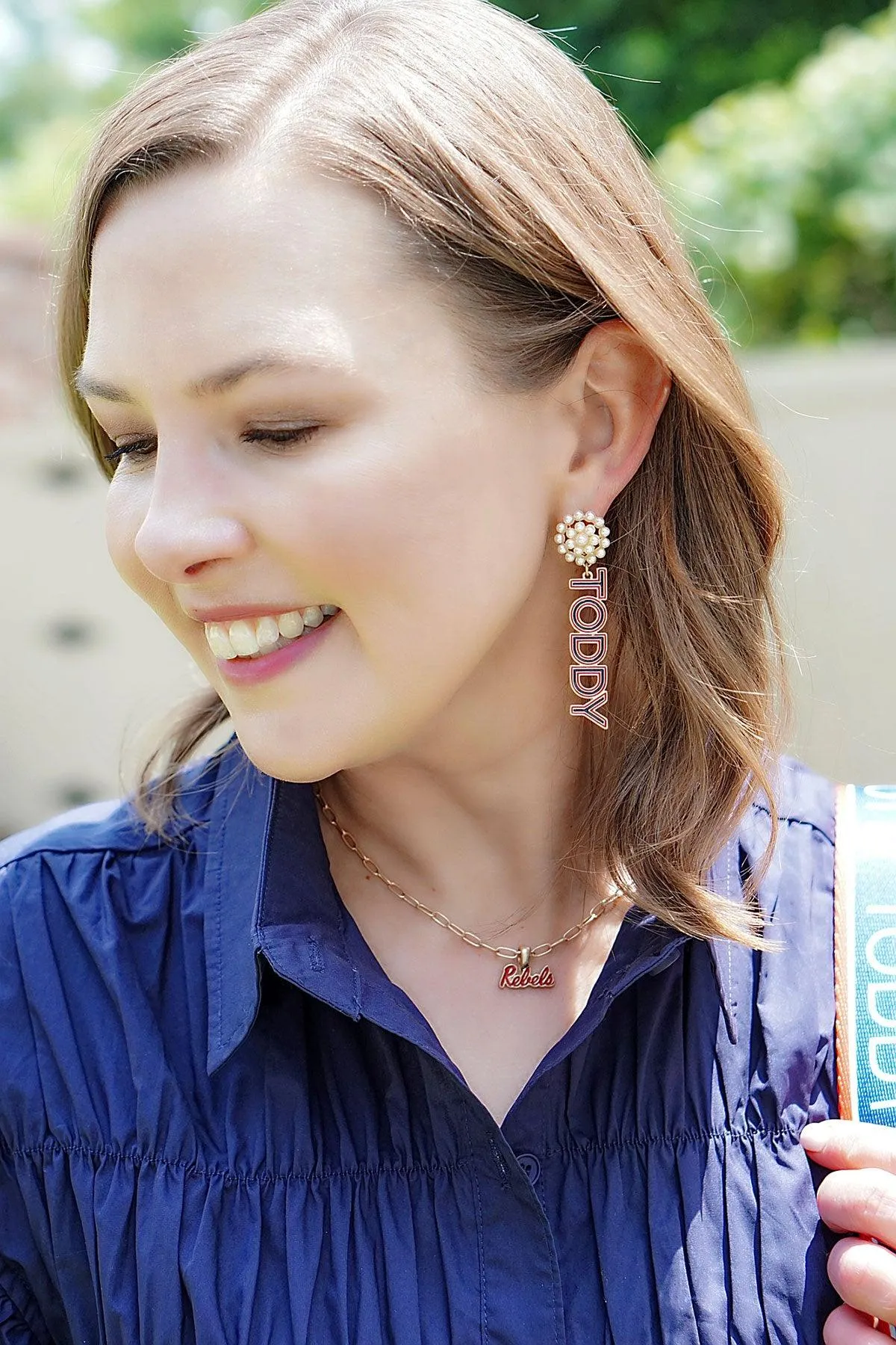 Ole Miss Rebels Enamel Pendant Necklace - FINAL SALE sold by Canvas Style product image thumbnail 2