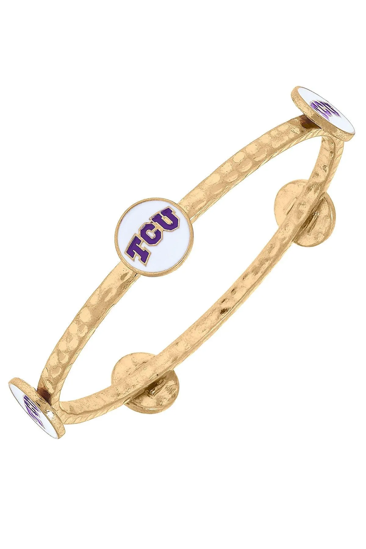 TCU Horned Frogs Enamel Claudia Bangle - FINAL SALE sold by Canvas Style