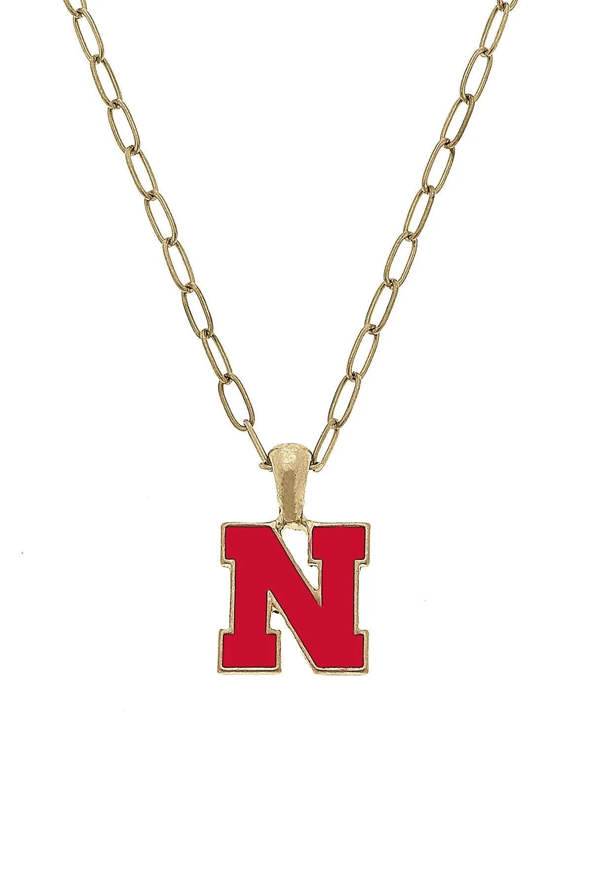 Nebraska Cornhuskers Enamel Pendant Necklace - FINAL SALE sold by Canvas Style