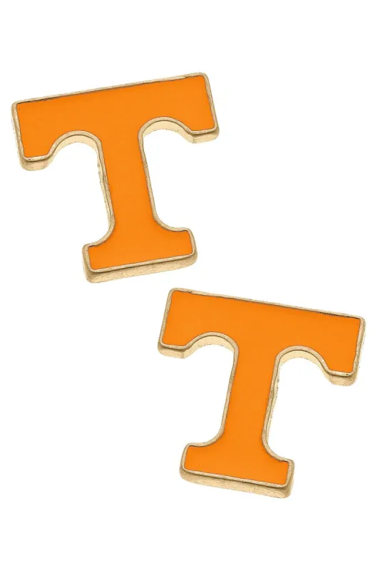 Tennessee Volunteers Enamel Stud Earrings sold by Canvas Style