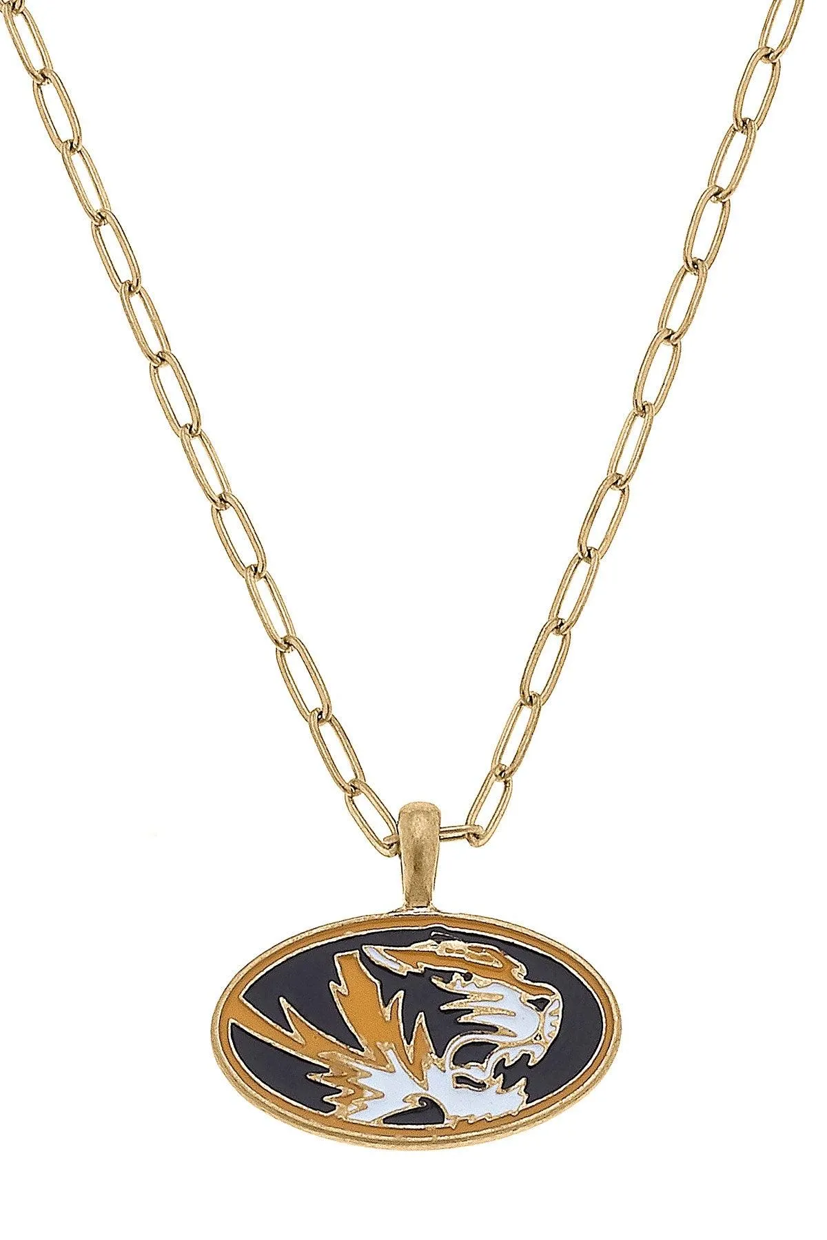 Missouri Tigers Enamel Pendant Necklace - FINAL SALE sold by Canvas Style
