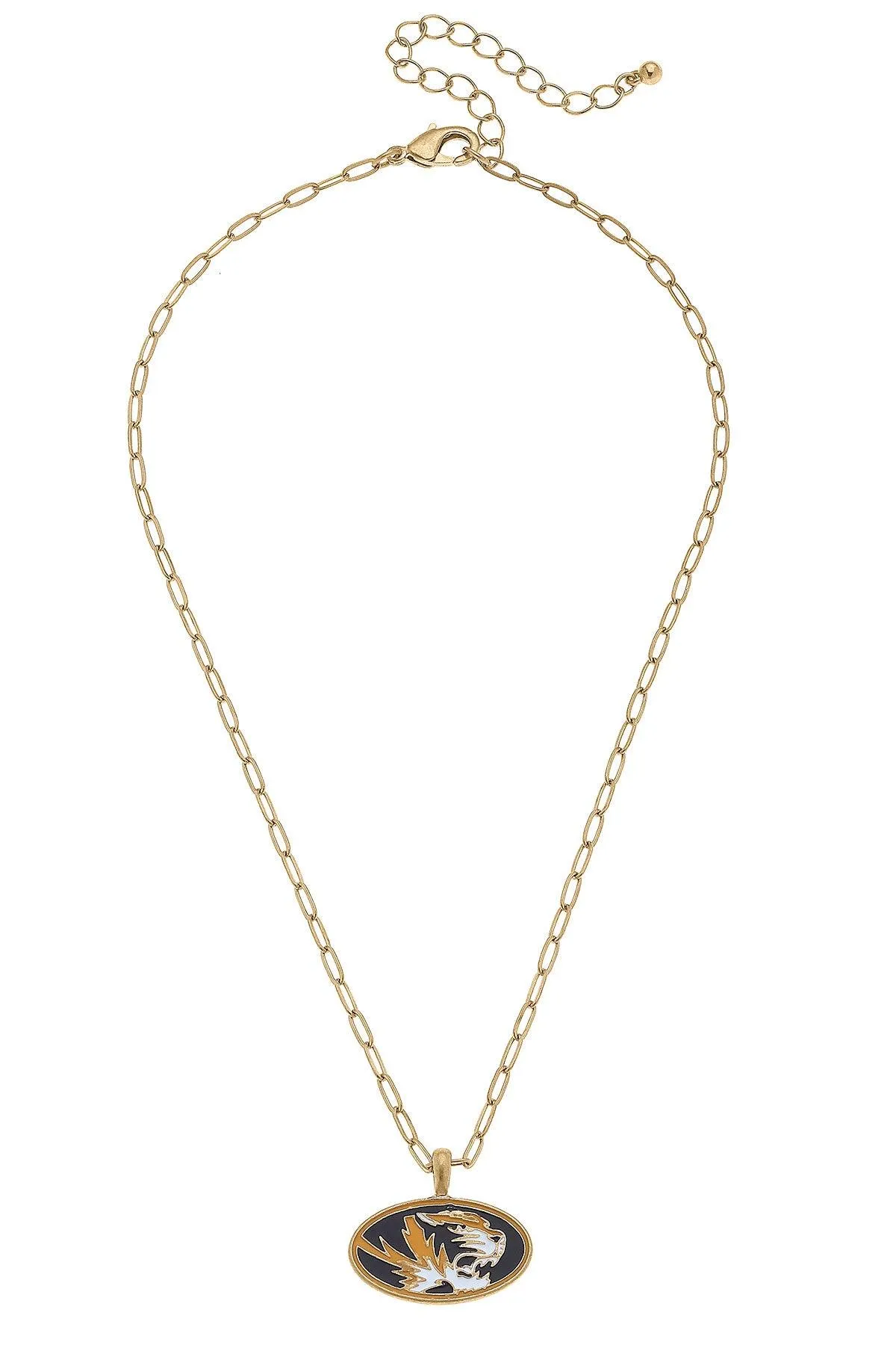 Missouri Tigers Enamel Pendant Necklace - FINAL SALE sold by Canvas Style product image thumbnail 3