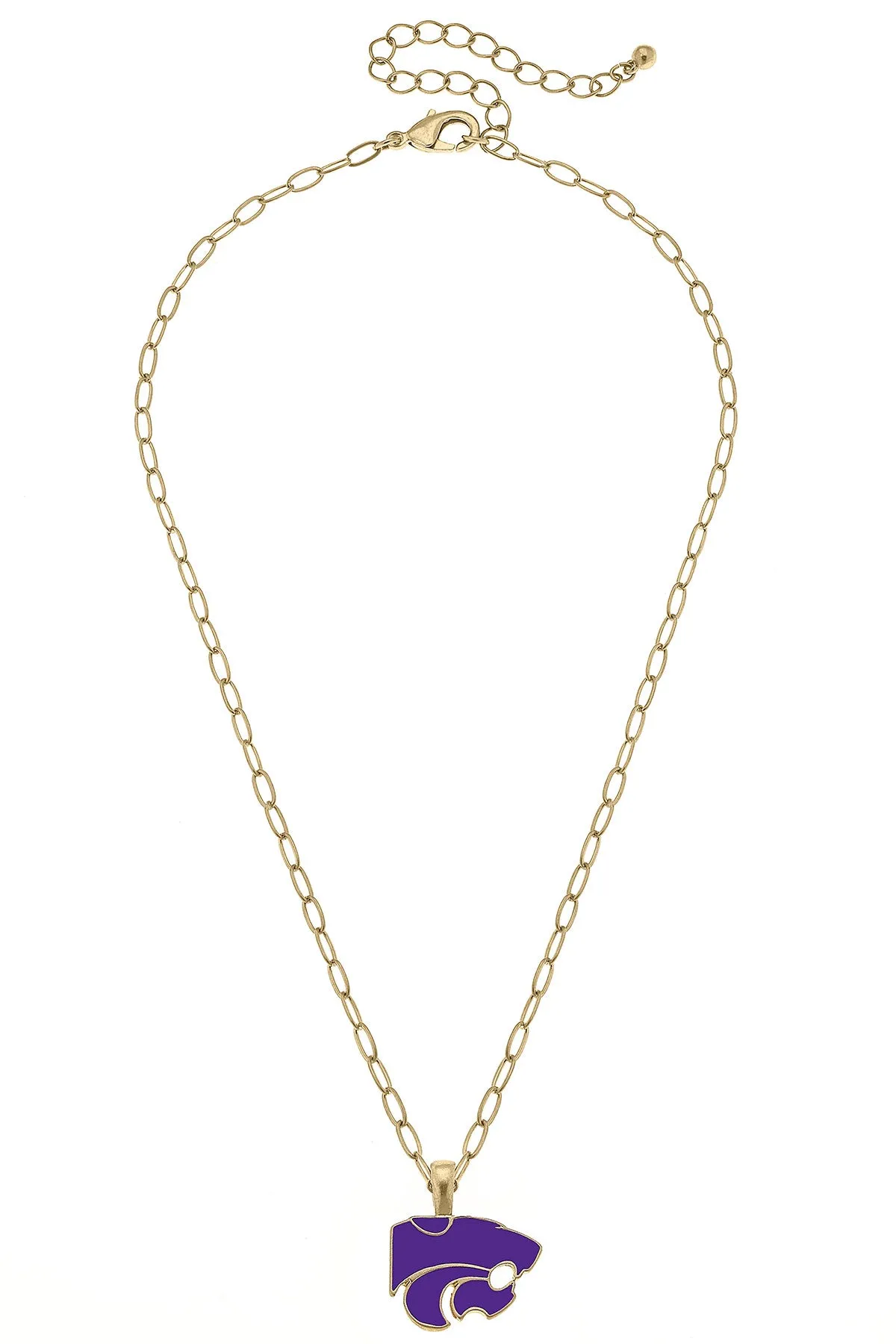 Kansas State Wildcats Enamel Pendant Necklace in Purple - FINAL SALE sold by Canvas Style product image thumbnail 2