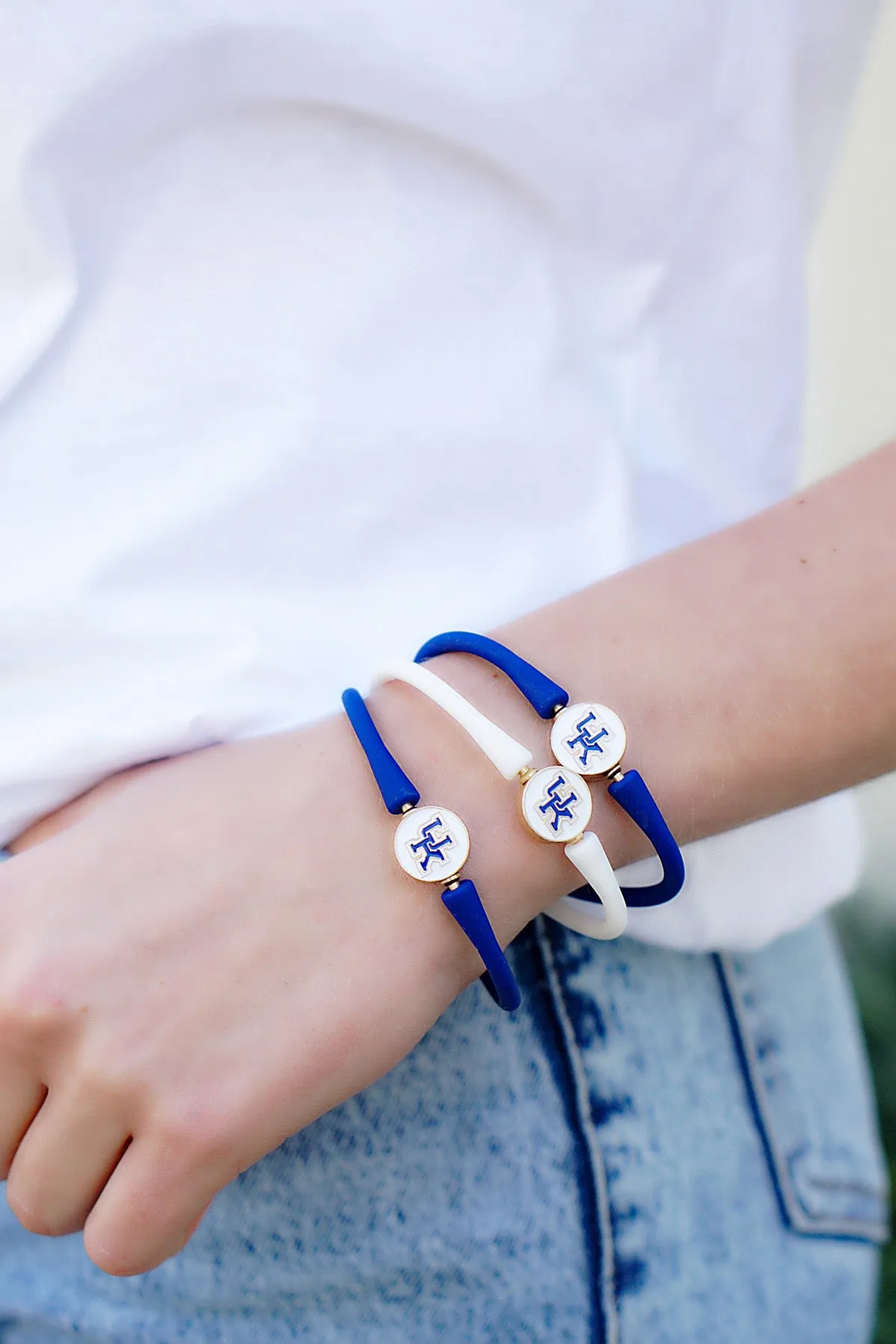 Kentucky Wildcats Enamel Silicone Bali Bracelet - FINAL SALE sold by Canvas Style product image thumbnail 2