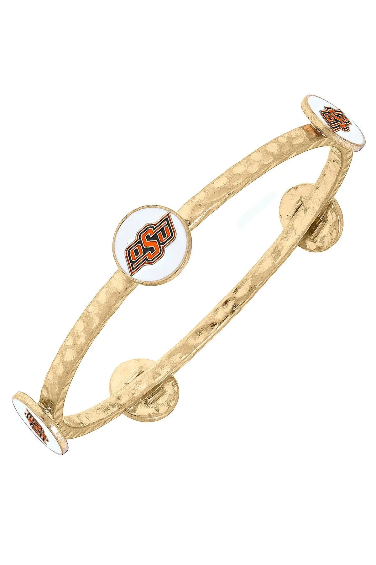 Oklahoma State Cowboys Enamel Claudia Bangle - FINAL SALE sold by Canvas Style