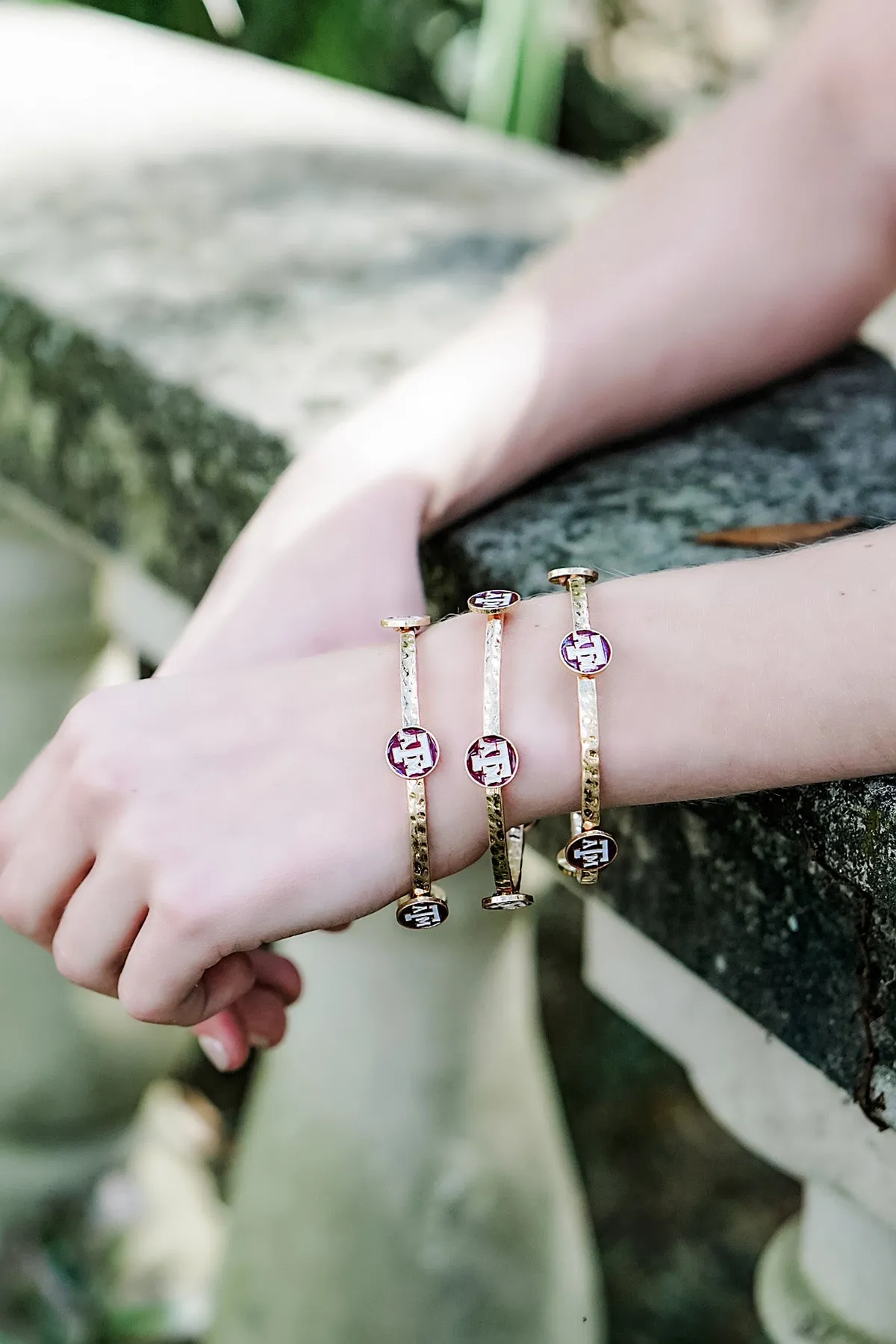 Texas A&M Aggies Enamel Claudia Bangle sold by Canvas Style product image thumbnail 2