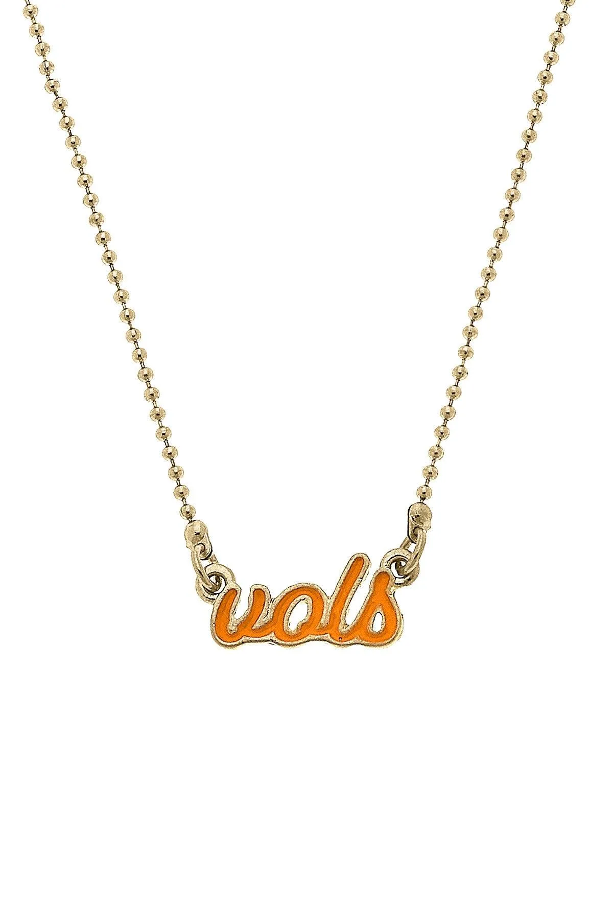 Tennessee Volunteers Enamel Script Necklace sold by Canvas Style