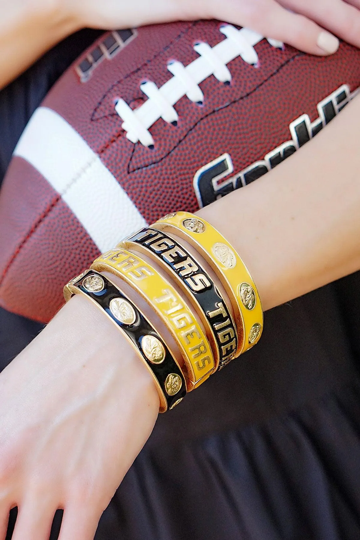 Missouri Tigers Enamel Hinge Bangle - FINAL SALE sold by Canvas Style product image thumbnail 3