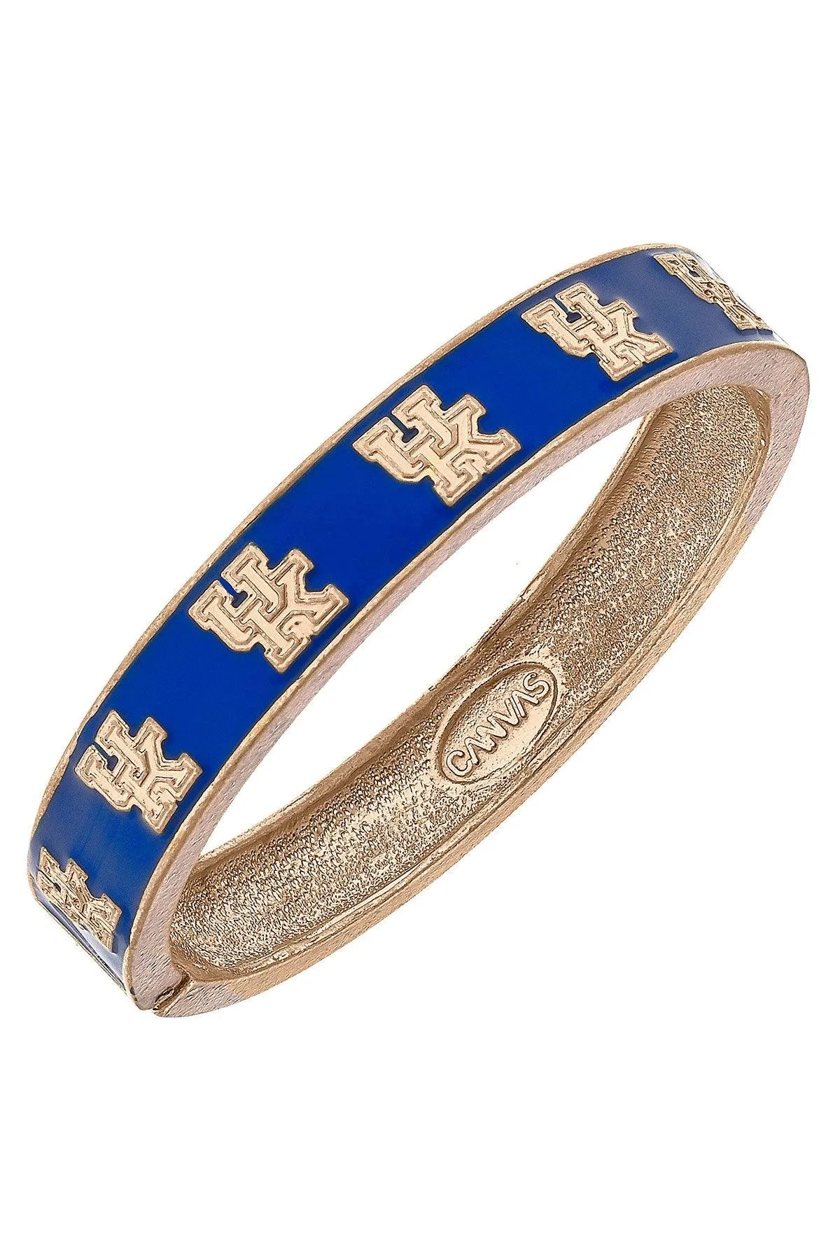 Kentucky Wildcats Enamel Logo Hinge Bangle sold by Canvas Style
