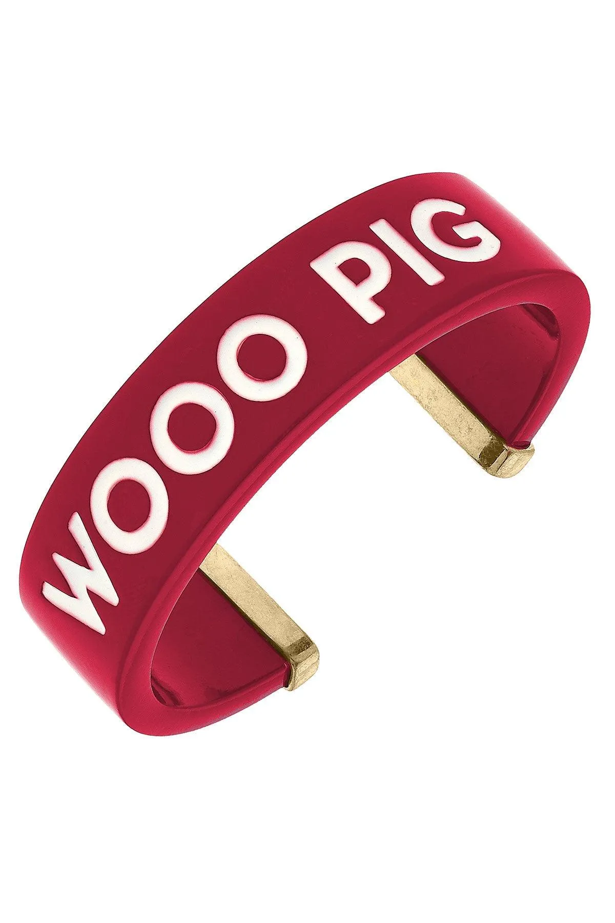 Arkansas Razorbacks Resin Cuff Bracelet sold by Canvas Style
