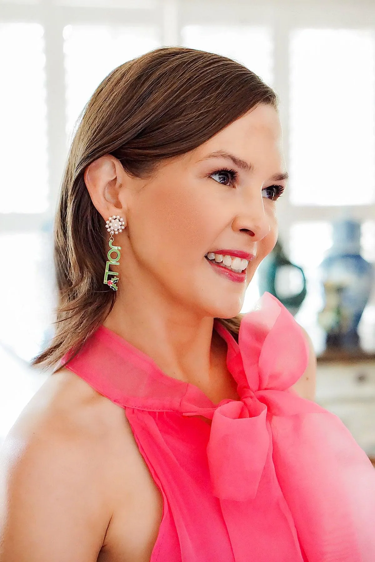 Holly Jolly Enamel Earrings sold by Canvas Style product image thumbnail 2